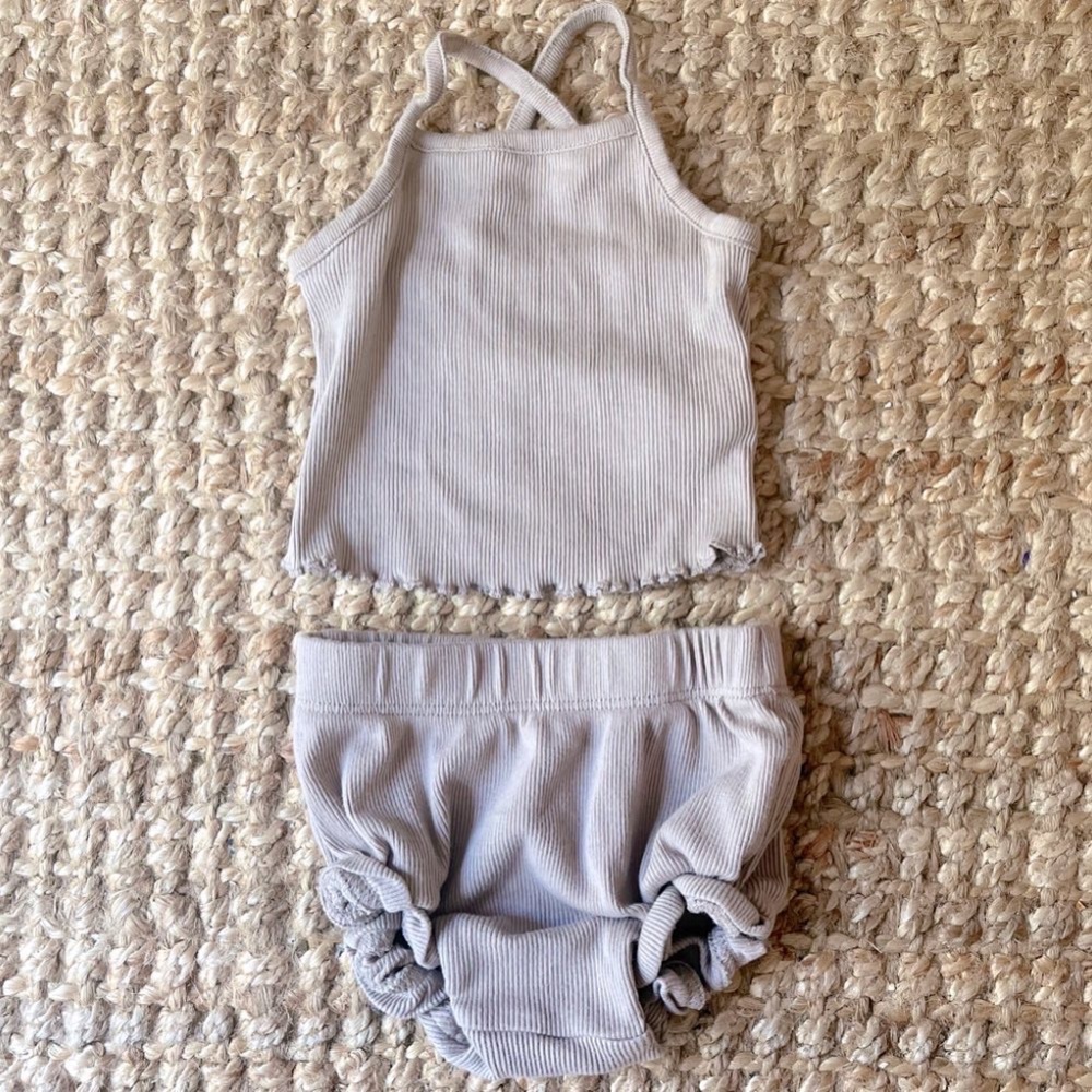 🤎baby gap ribbed two piece set